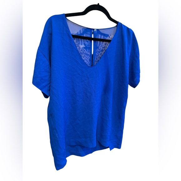 Babaton Tops - Babaton Blue Silk Garment